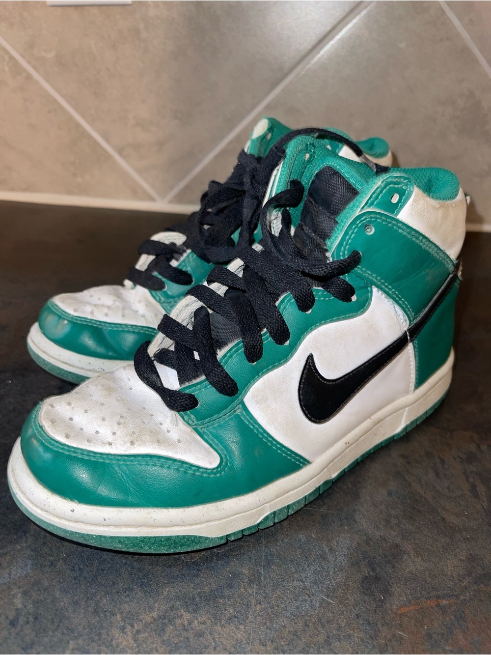 Nike Dunk High 'Celtics' Sneaker Shoes Kids